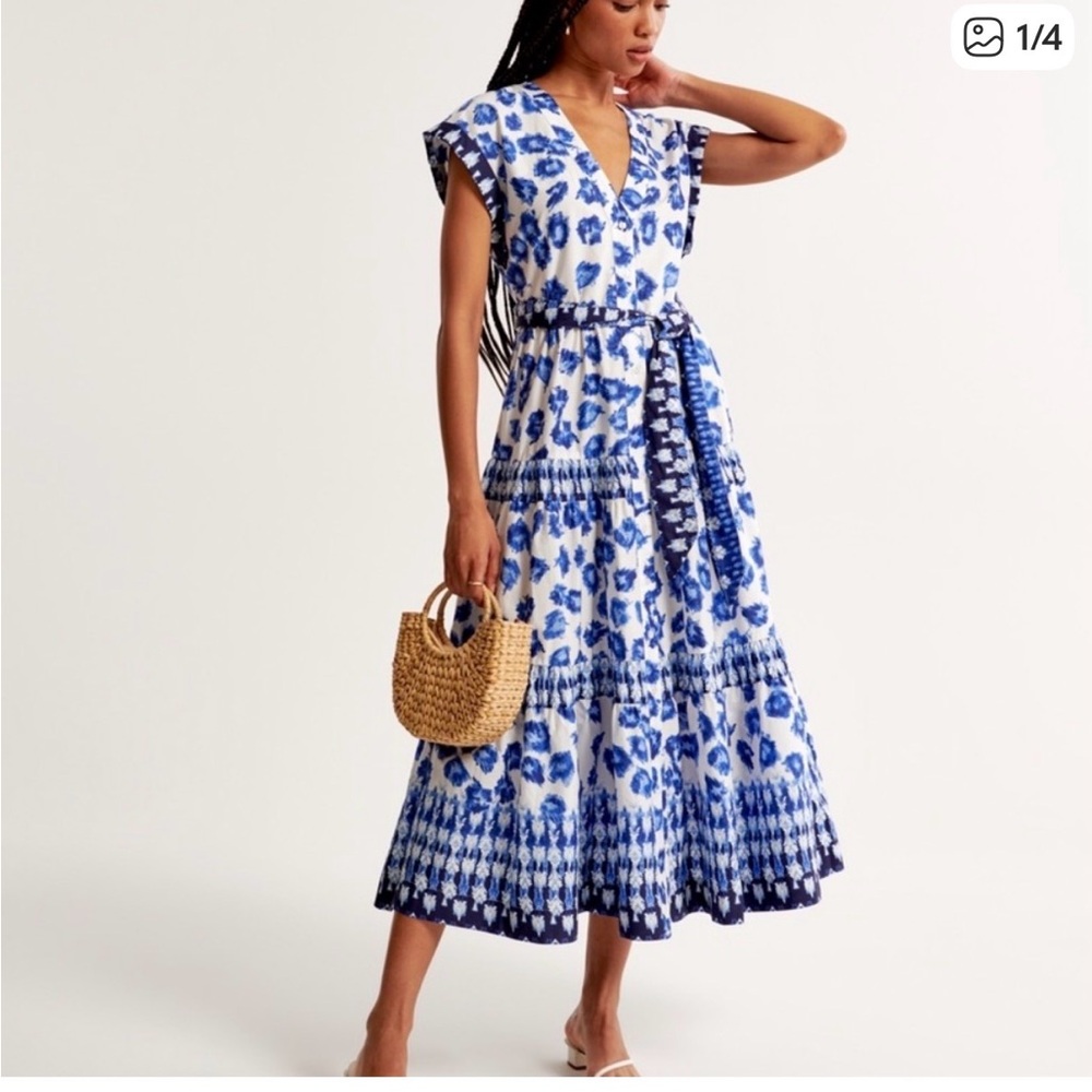 Abercrombie & Fitch Belted Maxi Dress, Women’s, Size SM